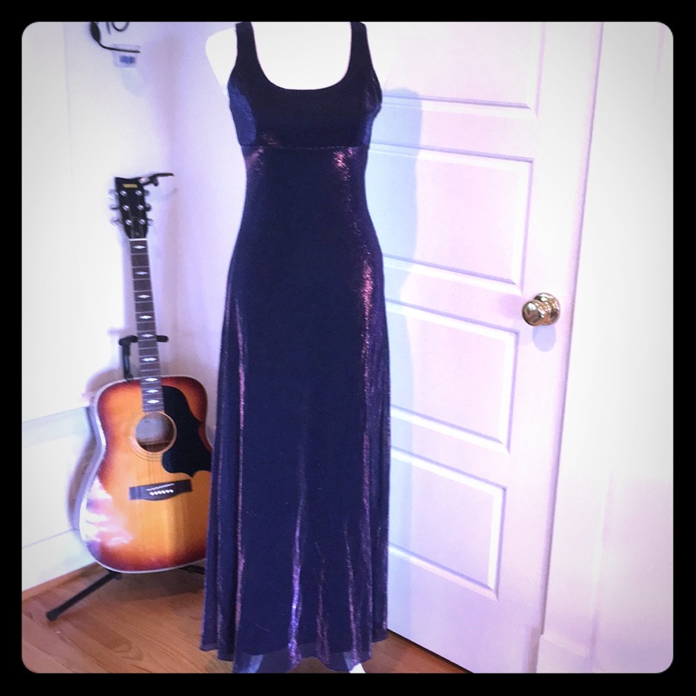 Stunning iridescent purple dress